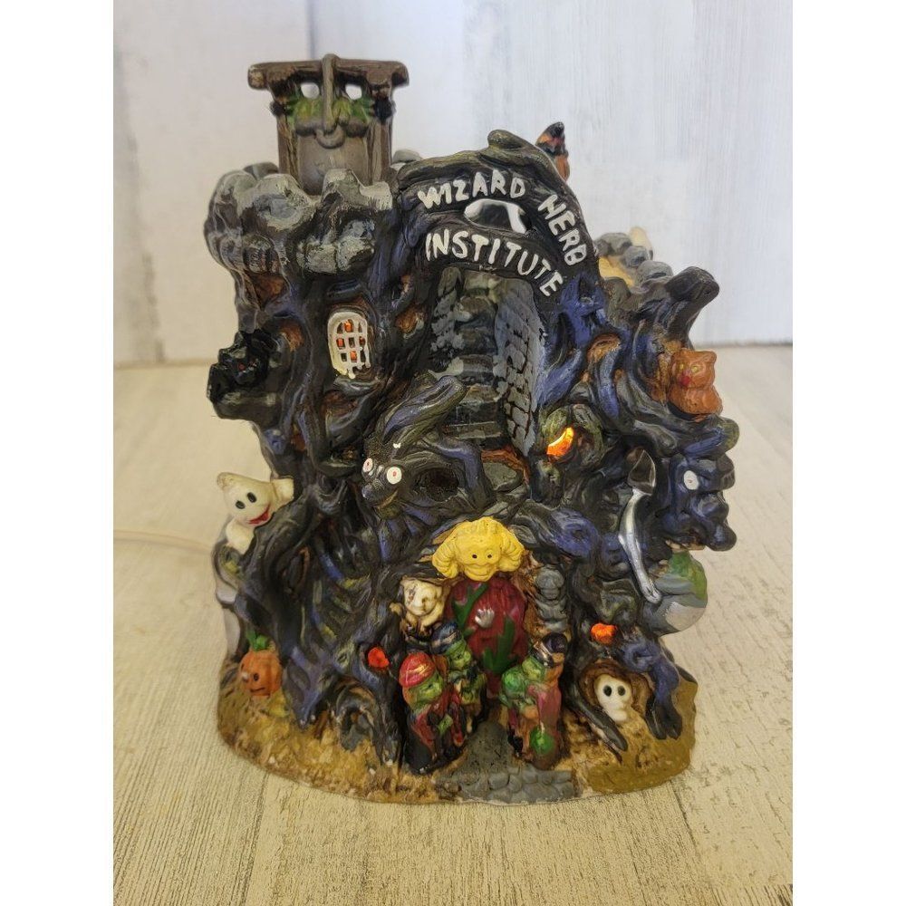 Halloween wizard herb Institute haunted house ghost light up
